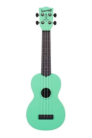 Waterman Soprano Composite Ukulele Sea Foam Green, Matte with Bag